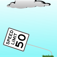 bent sign
